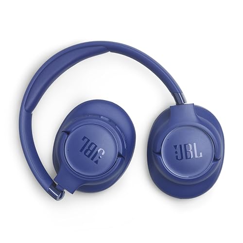JBL Tune 780NC - Noise Cancelling Headphones - Blue | Hi-Res JBL Pure Bass Sound plus Spatial Sound, Adaptive Noise Cancelling with Smart Ambient - color: Blue