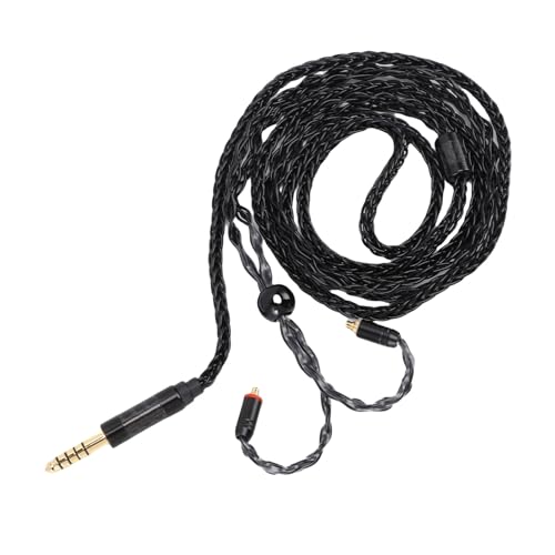 Cuifati 4.4mm Balanced MMCX Cable, Anti Tangling 4.4mm Balanced Male to MMCX Earphone Cable for Replacement