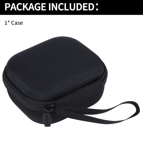 Storage Case Compatible with Bose SoundLink Micro 2nd Gen Speaker | Lightweight Carry, Secure Storage, Convenient Zipper, Soft Interior,Black Case - color: Black