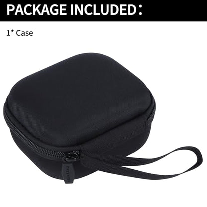 Storage Case Compatible with Bose SoundLink Micro 2nd Gen Speaker | Lightweight Carry, Secure Storage, Convenient Zipper, Soft Interior,Black Case - color: Black