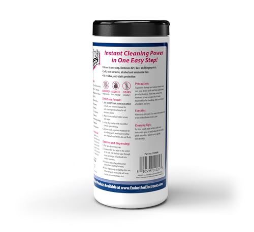 ENDUST 259000 Anti-Static Pop-Up Wipes (70-ct) - size: 70 Count (Pack of 1)