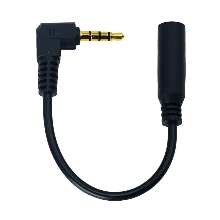 Arklove 3.5 Female TRS to trrs Male MC3 3.5mm Adapter Microphone 1/8" mic Adapter for iPhone Android Smartphones Tablets