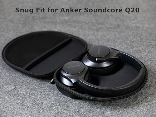 Ginsco Universal Headphone Case Compatible with JBL Tune 510BT 520BT 720BT 770NC/Sony WH-CH520 WH-CH720N/Soundcore Life Q20 Q20i Q30/Bose/SkullCandy/BERIBES/TOZO/KVIDIO/JLab etc Wireless Headphone