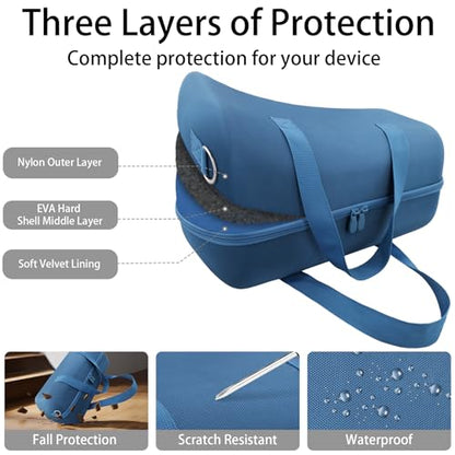 co2CREA for JBL Xtreme 5 Speaker Hard Travel Storage Case, Blue - color: Blue Case