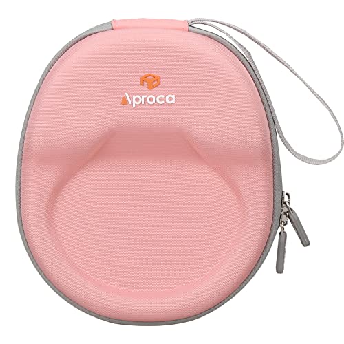 Aproca Pink Hard Storage Travel Carrying Case, for Logitech H390 / Logitech Zone 301 / Logitech Zone 300 Wired Headset - color: Pink