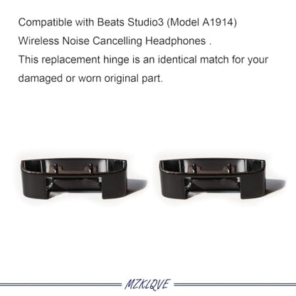 Studio 3 Headband & Hinge - Replacement Parts Accessories Repair Kit for Beats Studio 3 Headphone (Matte Black) - color: Matte Black