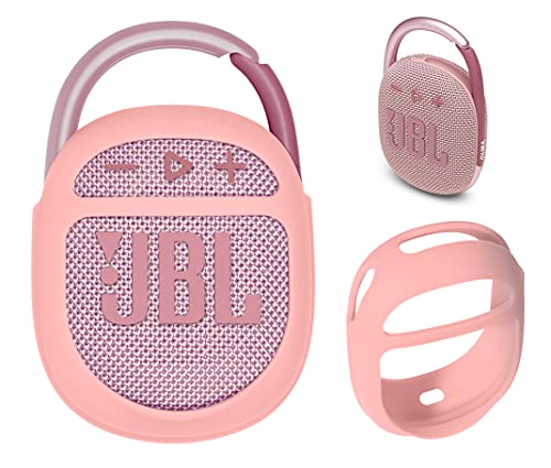 GETGEAR Silicone Cover Compatible with Clip 4 Portable Speaker(Pink) - color: Pink
