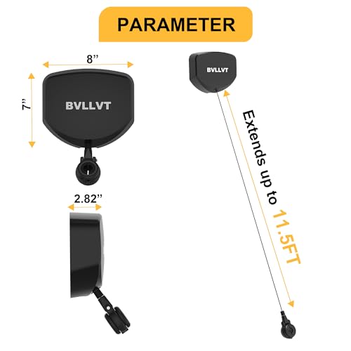 EV Charger Cable Retractor - 11.5ft Wall Mount Automatic Retractable Cable Organizer for Electric Vehicle Charging, Universal Fits 95% of EV Charging Cables - style: Wall Mounted