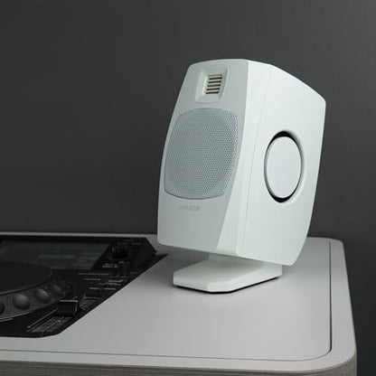 ADAM Audio D3V Active Desktop Studio Monitor Speakers - White | USB-C, D-ART Tweeter, 3.5in Woofer, 240W, 45Hz-23kHz, 97dB SPL, Balanced TRS, Headphone Out - style: D3V White