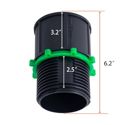 8 Pack Adjustable Deck Support Pedestal, Pedestal Extenders, Deck Leveler Lift Pedestal - size: Pedestal Extenders
