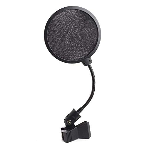 SAMSON C01 Studio Condenser Mic + Pop Filter + Mic Cable + Hook-&-Loop Cable Tie + Cleaning Cloth - Deluxe Microphone Bundle