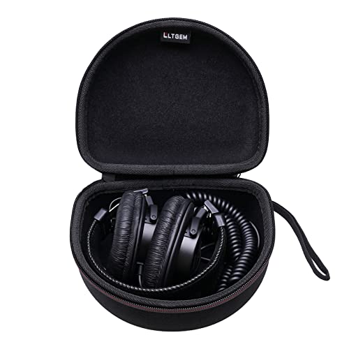 Case for Sony MDR7506 Professional Large Diaphragm Headphone Black | Hard Carrying Travel Case for Sony MDR7506 Professional Large Diaphragm Headphone - color: 2.Black