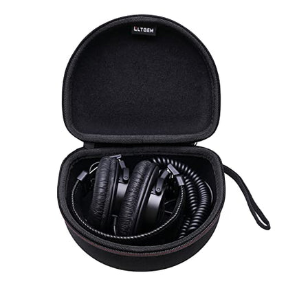 Case for Sony MDR7506 Professional Large Diaphragm Headphone Black | Hard Carrying Travel Case for Sony MDR7506 Professional Large Diaphragm Headphone - color: 2.Black
