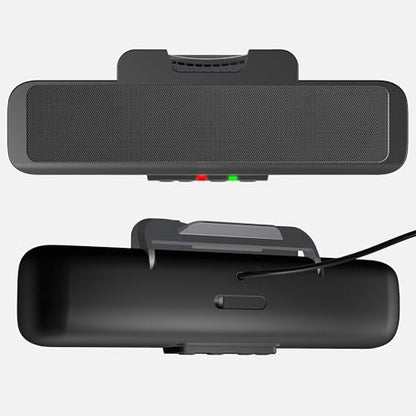 Cyber Acoustics CA-2890 USB Speaker Bar – USB Powered Stereo Desktop Computer Speakers for PC, Clip-On Monitor Mount Design, On-Speaker Controls - style: USB-No Mic