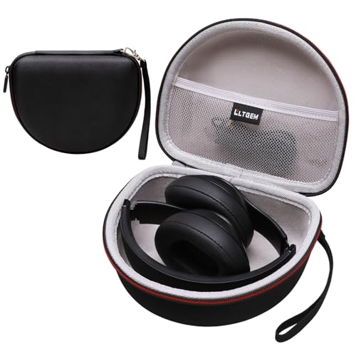 Case for Beats Studio Pro/Solo 4/Studio3/Solo3 Wireless Headphone Gray | Hard Carrying Travel Case for Beats Studio Pro/Solo 4/Studio3/Solo3 Wireless Headphone - color: Black+Gray