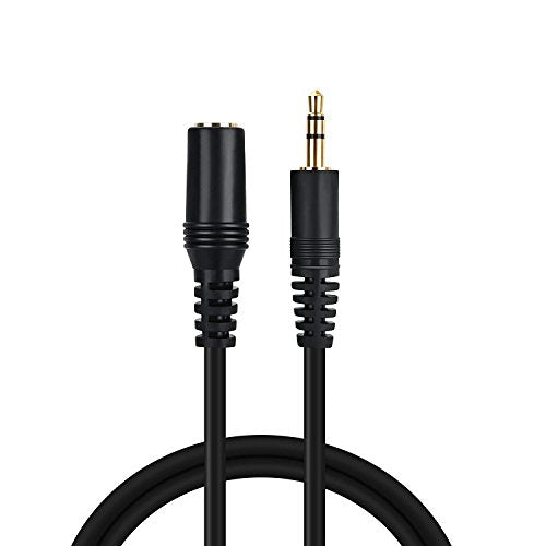 3.5mm Stereo Male to Female Extension Audio Cable Cord (18 Feet) - size: 18 Feet