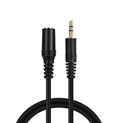 3.5mm Stereo Male to Female Extension Audio Cable Cord (18 Feet) - size: 18 Feet