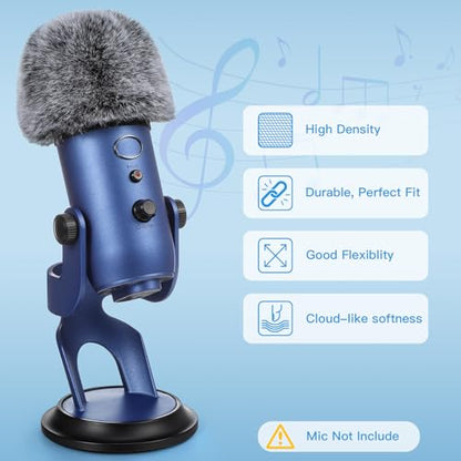 ZealSound Gaming USB Microphone k66t and d65k Furry Cover
