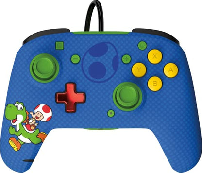 PDP REMATCH Wired Controller for Nintendo Switch/Lite/OLED - Toad & Yoshi - color: Toad & Yoshi