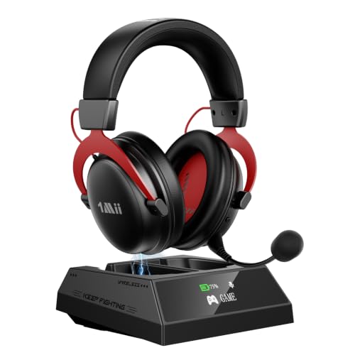 1Mii Aurisonic GX Wireless Gaming Headset for PC/PS5/PS4 with Charging Base