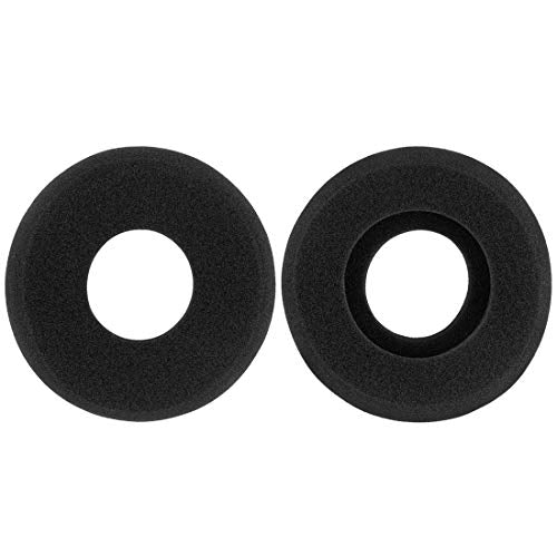 Geekria Comfort Foam Replacement Ear Pads for GRADO SR60, SR80, SR125, SR225, M1, M2 Headphones Ear Cushions, Repair Parts with Video Guide (Black)