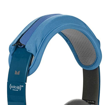 Universal Replacement Headband Cushion Pad Cover Protector Compatible with ATH M50X, QC 35i/35ii, QC25, Solo 2/Solo 3, Studio 2/3 Headphones (Blue) - color: Blue