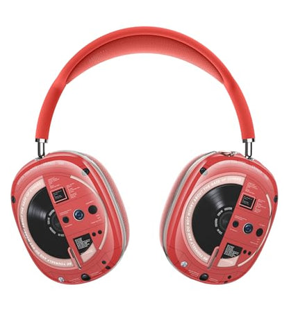 SURITCH for AirPods Max Case, TPU Anti-Scratch Ear Cups Cover, Rugged Shockproof Accessories Protective Cover for Apple AirPods Max - Red - color: Red
