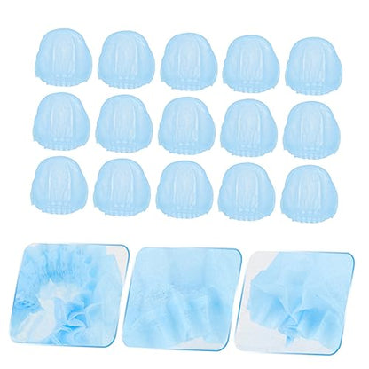 SUPVOX 200pcs Disposable Microphone Covers Non-woven Mic Protectors for Ktv and Singing Easy to Use Windproof Design Sanitary Protection for Handheld Microphones