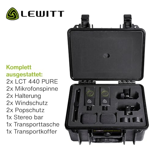 Lewitt Audio LCT440PURE SP Condenser Mic Stereo Preamp