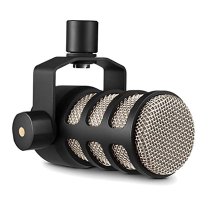 RØDE PodMic Cardioid Dynamic Broadcast Microphone — XLR Output, Requires Audio Interface (RØDECaster, AI-1, or similar). For USB Plug-and-Play, see PodMic USB. | Requires Audio Interface (RODECaster, AI-1, or similar). For USB Plug and Play, see PodMic US