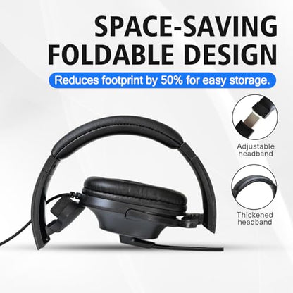 Single Sided Headphone Boom Mic Ptt Earpiece Over The Ear Two Way Radio Headset for Baofeng Retivis Kenwood Arcshell 2 Pin uv5r bf-888s h-777s rt21 rt22 ar-6 Walkie Talkies (Big Earmuff)