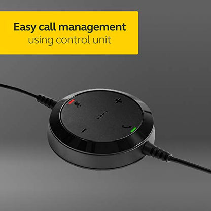 Jabra Evolve 20 MS Teams Wired Headset, Mono Telephone Headset for Greater Productivity, Superior Sound for Calls and Music, USB Connection, All Day Comfort Design - size: Single-ear, style: Teams Certified