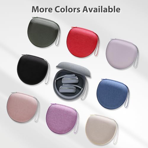 Headphone Case for JLab/Beats/TOZO/BERIBES/Picun Etc Headphones, Gray | for JLab JBuds Lux ANC/Go Lux ANC, Beats Studio Pro/Solo 4 3,TOZO HT3,KVIDIO Etc Headphone, Hard Shell Case for Travel Home - color: Gray