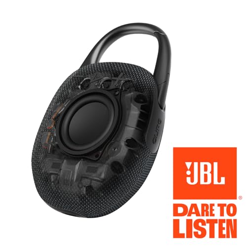 JBL Clip 5 - Ultra-Portable, Waterproof & Dustproof Bluetooth Speaker, Big JBL Pro Sound with Punchy bass, Integrated Carabiner, Up to 12 Hours of Play, Made in Part with Recycled Materials (Blue) - color: Blue