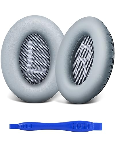 Earpads for Bose Quiet Comfort QC 35 / QC35 ii / QC25 / QC15 Headphone - color: Lifht Grey
