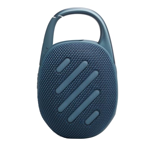 JBL Clip 5 Bluetooth Speaker and divvi! Protective Case - Blue - color: Blue