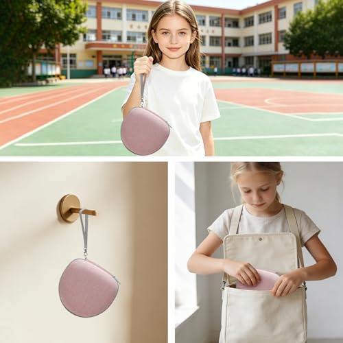 Kid Headphone Case Compatible with JBL/iClever Etc Headphone,Pink,Case Only | Compatible with JBL Junior JR 320 320BT/iClever BTH12 HS19 BTH20 BTH22 BTH26/Candy Bila/Acer/MIDOLA/JoySpark Etc Headphone - color: Pink