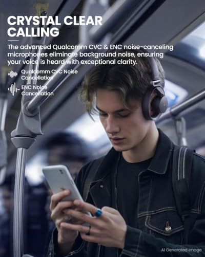 Mixer Open Ear Headphones, Wireless Headphones with Qualcomm aptX HD, Snapdragon Sound, Comfortable Breathable Open Fit, 40-Hour Playtime, Open Back Headphones with Carrying Case (Black) - color: Black
