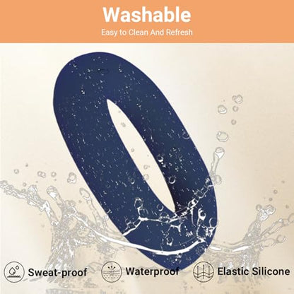 3 in 1 Ear Pads Cover Compatible with Sony WH-1000XM6 Protective Silicone Headphone Case Accessories for Sony WH-1000XM6 Ear Pads - Midnight Blue - color: Midnight Blue