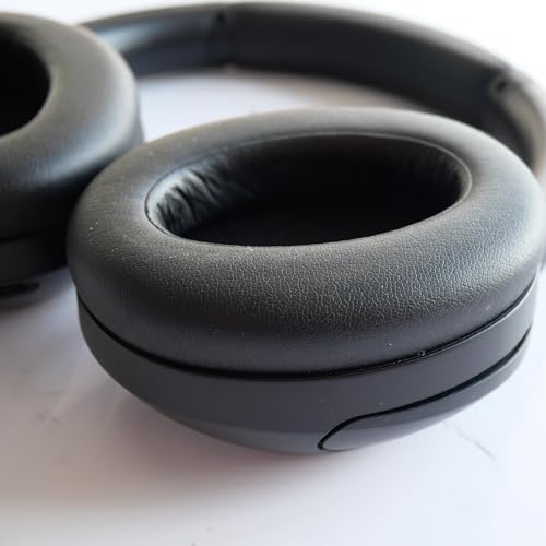 Replacement Ear Pads for Sony WH-XB910 XB910N Extra Bass Noise Cancelling Headphones, Headphones Ear Cushions, Headset Earpads, Ear Cups Cover (Black) - color: Black