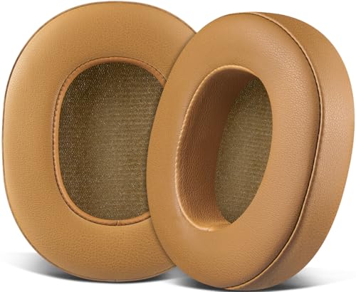 SOULWIT Replacement Earpads for Skullcandy Hesh 3/ANC/Evo & Crusher Wireless/540/ANC/Evo & Venue ANC Over-Ear Headphones, Ear Pads Cushions with Protein Leather, Noise Isolation Foam - Brown - color: Brown