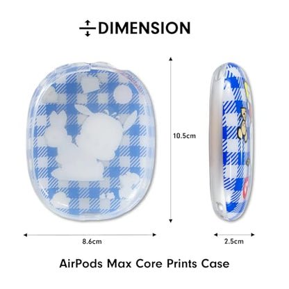 Sonix x Sanrio Protective Case for AirPods Max Headphones - Stylish TPU Hard Shell Ear Cup Covers | Gingham Pochacco - color: Gingham Pochacco