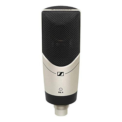 Sennheiser MK4 Set Cardioid Condenser Large Diaphragm Microphone With MKS4 Shockmount