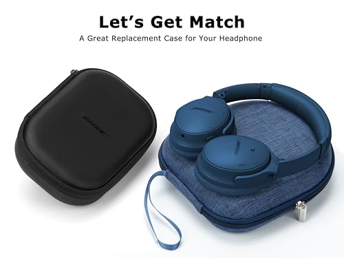 Ginsco Universal Headphone Case Compatible with JBL Tune 510BT 720BT, Sony WH-CH 720N/WH-CH520, with Bose/JBL/Soundcore Life Q20i Q30/BERIBES/TOZO/KVIDIO etc Over-Ear Headphones (Blue) - color: Blue