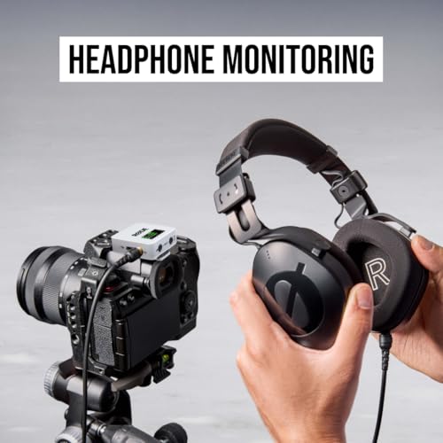 RØDE Wireless GO (Gen 3) – Compact Wireless Mic – Pristine Audio, 32-bit Float Recording, Automatic Level Control, for Phones, Cameras and Computers (White) | 32-bit Float Recording, Automatic Level Control, for Phones, Cameras and Computers (White) - col