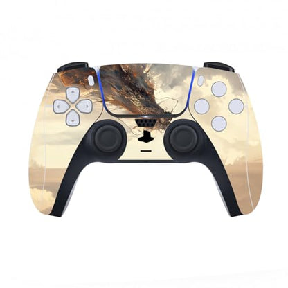 PlayVital Full Set Skin Decal for ps5 Console Digital Edition, Sticker Vinyl Decal Cover for ps5 Controller & Charging Station & Headset & Media Remote - Cloudwalker's Encounter - color: Cloudwalker's Encounter