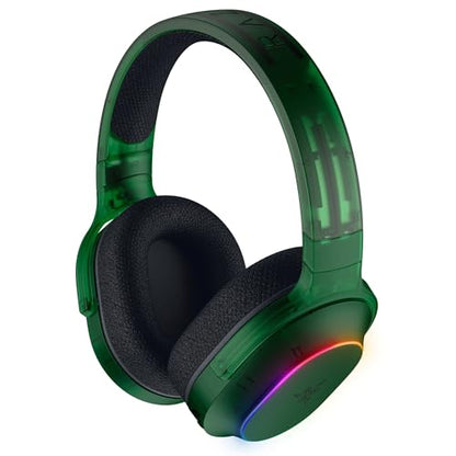 Razer Barracuda X Chroma Wireless Gaming Headset, Phantom Green | 2.4GHz Wireless & Bluetooth, Lightweight, RGB, 40mm Drivers, Cardioid Mic, 70 Hr Battery - color: Phantom Green