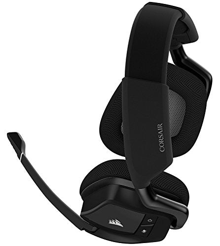 CORSAIR Void PRO RGB Wireless Gaming Headset - Dolby 7.1 Surround Sound Headphones for PC - Discord Certified - 50mm Drivers - Carbon