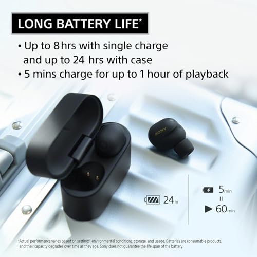 Sony WF-1000XM6 The Best Noise Cancelling Wireless Earbuds, Platinum Silver | Truly Wireless Headphones, Studio-Quality, HD NC Processor QN3e, Ultra Clear Calls, Up to 24 Hours of Battery, Bluetooth - color: Platinum Silver