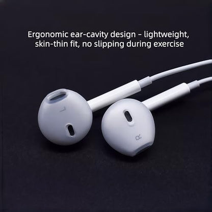 Ear Gel for iPhone EarPods, Anti-Slip Silicone Soft Replacement Sport Earbud Tips, 4 Pairs Ear Buds Covers Compatible with iPhone 7/6s/6 Plus/5s/5c/SE, Protective Ear Cover Tips for Wired Earphones